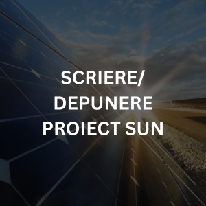 Scriere / Depunere proiect SUN